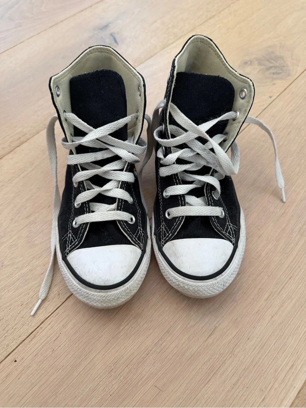 Converse Kids Black and White High-Top Sneakers